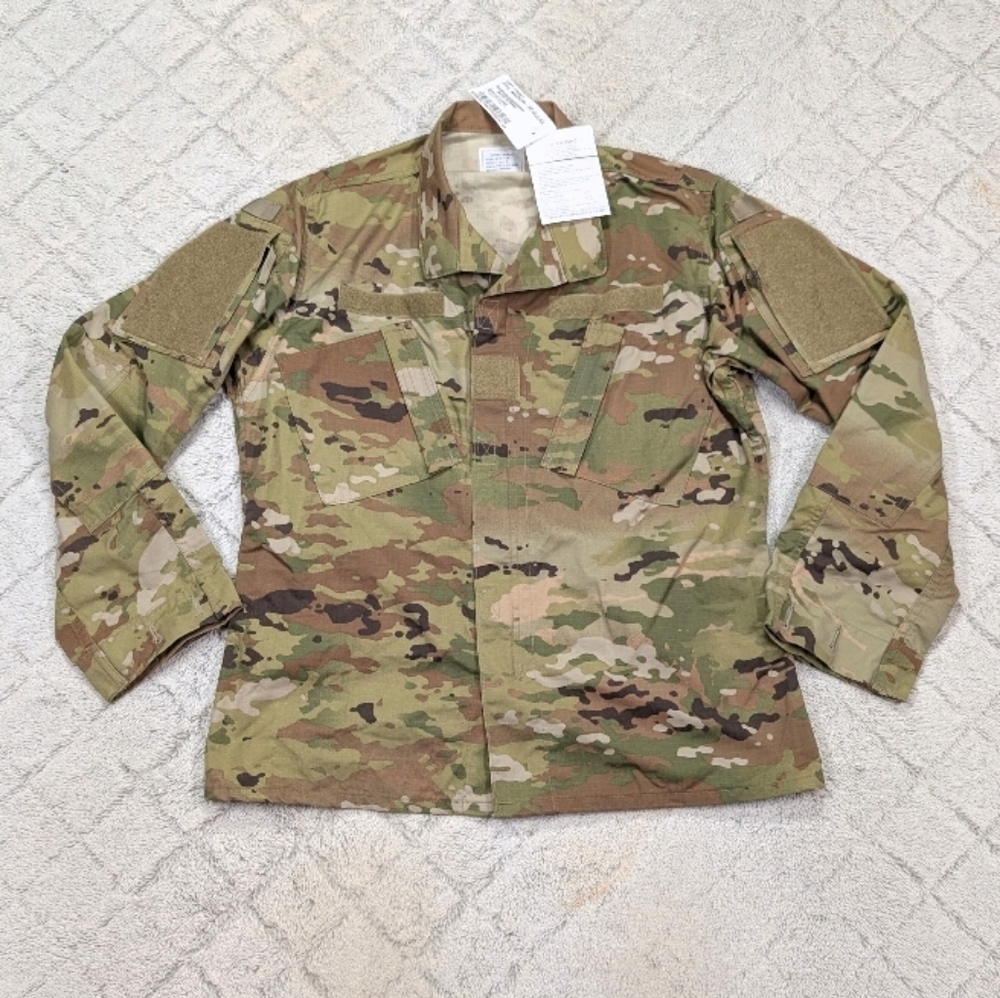 US Army Jacket Mens M Green Camo Multicam Combat Uniform Military Tactical NEW
